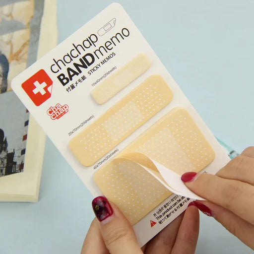 Cute Band-Aid Sticky Note Set for Kawaii Stationery Collection