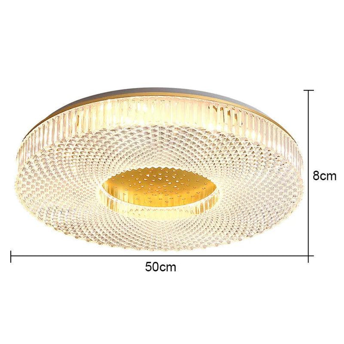 Chic LED Round Acrylic Ceiling Light for Luxurious Home Decor