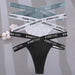 3-Pack Women's Sexy High Waist Cross Strap Cotton G-String Panties