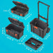 Stackable Wheeled Toolbox Organizer Set - The Ultimate Portable Storage Solution