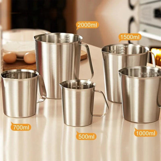 Precision Stainless Steel Measuring Cylinder Kit for Perfect Cooking and Baking