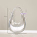 Elegant Bag-Inspired Glass Vase for Stylish Home Decor and Plant Display