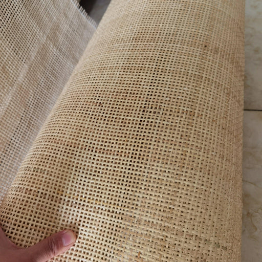 Natural Rattan Cane Webbing Roll - 50cm Wide for Crafting and Furniture Refurbishing