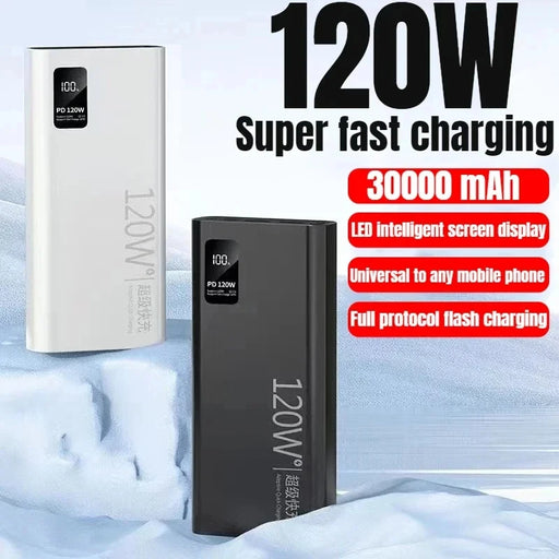 Ultimate 120W Quick Charge Power Bank - High Capacity for All Mobile Devices
