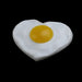 Set of 4 Realistic PVC Fried Egg Figurines - Charming Artificial Omelette Decorations for Home and Education