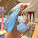 Charming Hello Kitty Silicone Keychain for Car Enthusiasts