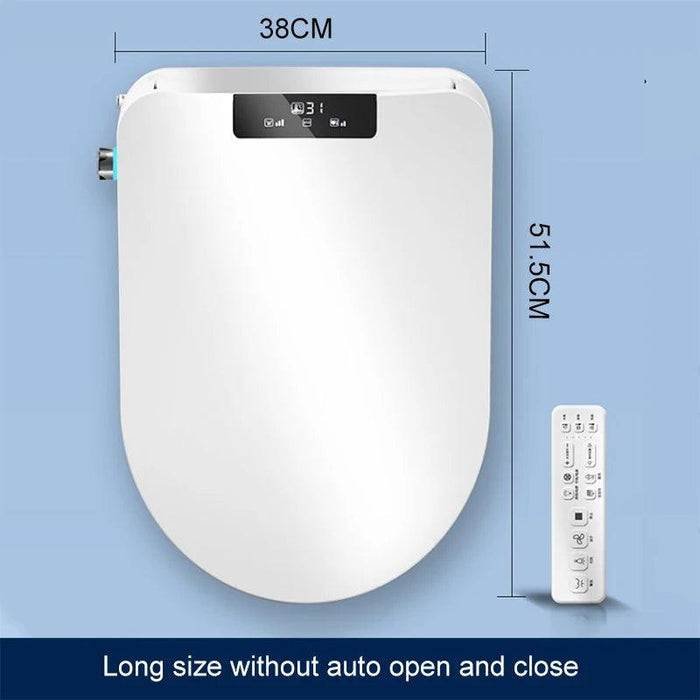 Smart EcoComfort Automatic Bidet Toilet Seat with Remote Control and Night Light