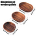 Acacia Wood Bowl Trio - Elegant Oval Serving Dishes for Salads, Fruits, and Desserts