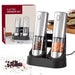 Deluxe USB Rechargeable Electric Spice Grinder Set with Customizable Grind Settings and 190ML Capacity