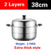 Deluxe Stainless Steel Multi-Layer Steamer for Optimal Home Cooking