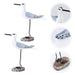 Coastal Elegance Wooden Seagull Decor - Set of 2 for Home and Garden