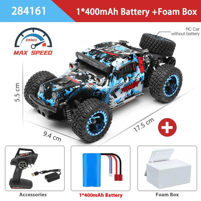 WLtoys 1:28 Mini 4WD Electric RC Drift Car - 30KM/H Remote Control Racing Toy for Kids and Enthusiasts