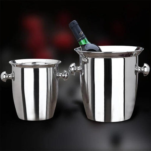 Luxury Stainless Steel Wine Chilling and Cooling Ensemble for Premium Hospitality Venues