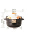 Versatile High-Heat Ceramic Casserole Pot Set for Stovetop Cooking