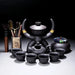 Elegant Portable Gongfu Tea Ceremony Set with Classic Infuser and Teapot