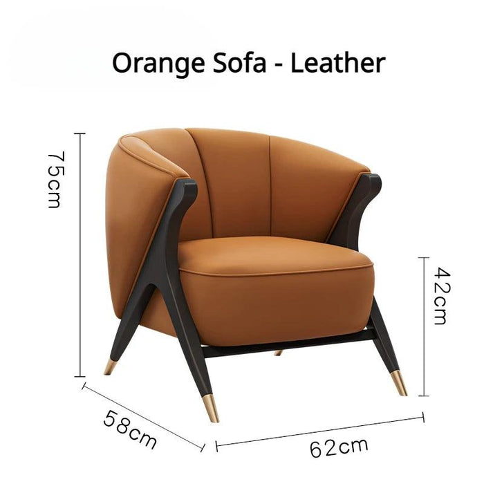 Chic Scandinavian Velvet Lounge Chair - Perfect for Stylish Living Areas