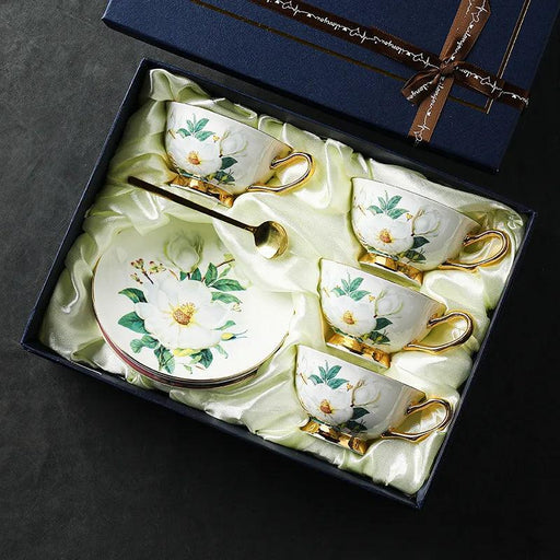 Exquisite Bone China Tea Cup Set for Aromatic Tea Experiences and Elegant Gatherings