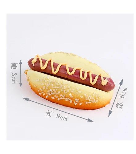 Lifelike PU Sausage Advertising Display Prop for Hot Dog Venues