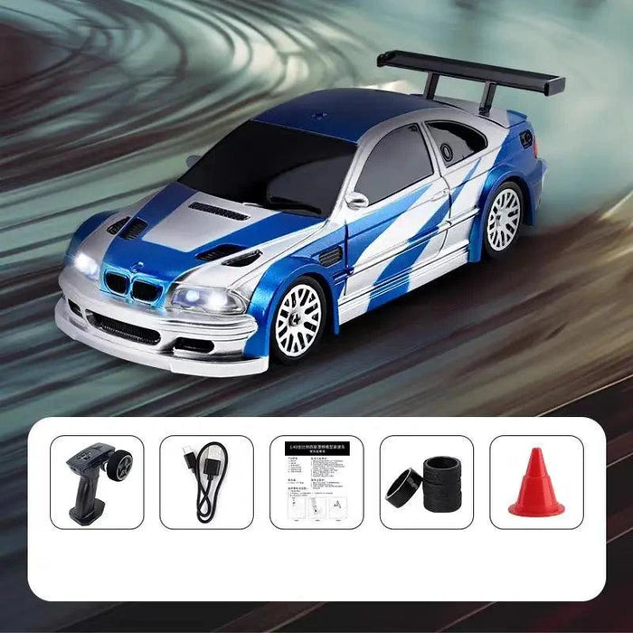 High-Performance 1:43 Mini 4WD Drift Remote Control Car for Enthusiasts