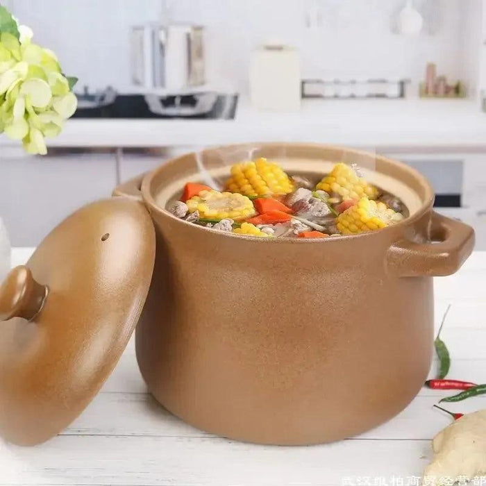 Expectant Mothers' Traditional Chinese Clay Pot Stew Cooker - Elevate Your Cooking Experience