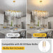 Nature's Elegance: Luxurious LED Crystal Chandelier for Exquisite Home Illumination