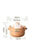 Versatile High-Heat Ceramic Casserole Pot Set for Stovetop Cooking