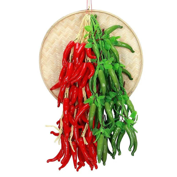 Lifelike Faux Chili Pepper Decor Props for Home, Photography, and Holiday Celebrations