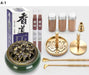 Brass Incense Creation Kit - Versatile Incense Burner Accessories for Yoga, Meditation, and Home Fragrance