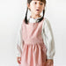 Stylish Kids' Linen Cooking and Craft Apron with Front Pocket - Perfect for Ages 3-10