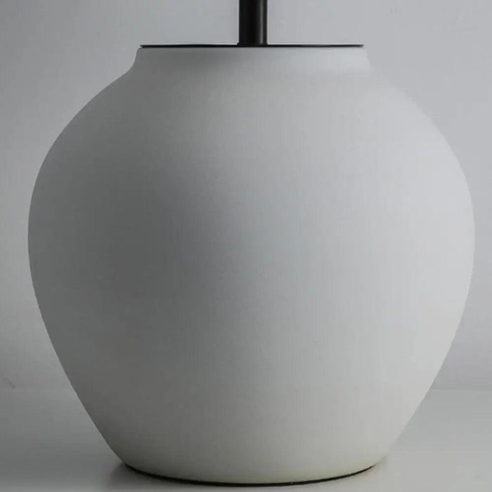 Chic Wabi Sabi Ceramic Table Lamp - Customizable Brightness & Color for Elegant Spaces