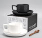 Japanese Rock Texture Porcelain Coffee Cup and Plate Collection - Enhance Your Drinking Experience