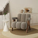 Luxurious Japanese Cream Single Sofa Chair - Chic Scandinavian Moroccan Aesthetic