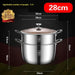 Large Capacity Heavy-Duty 316 Stainless Steel Congee Cooker - Elevate Your Culinary Skills