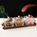 Sophisticated Glass Platter for Elegant Snack Presentation - Ideal for Upscale Events