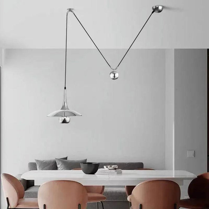 Sleek Adjustable LED Pendant Light: Chic Illumination for Contemporary Homes