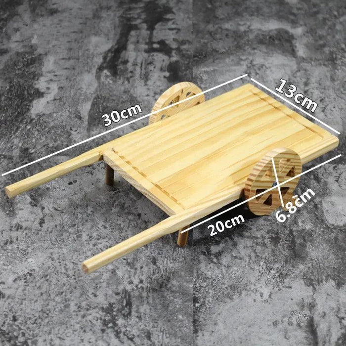 Elegant Wooden Sushi Presentation Platter - Stylish Japanese Dining Essential for Sushi and Snacks