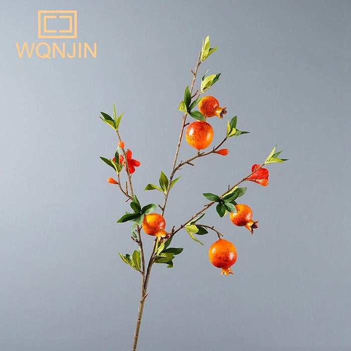 1PC Artificial Pomegranate Branch For Home Decor