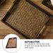 Chic Rattan Woven Serving Tray for Elegant Home Presentation