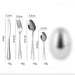 Elegant 24-Piece Golden Egg Design Stainless Steel Cutlery Set