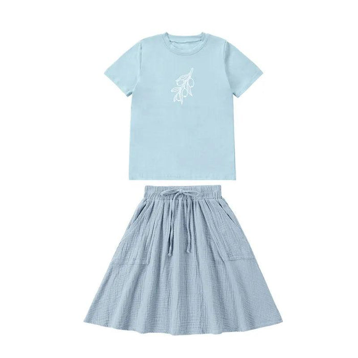 Kids' Summer Muslin Outfit Set