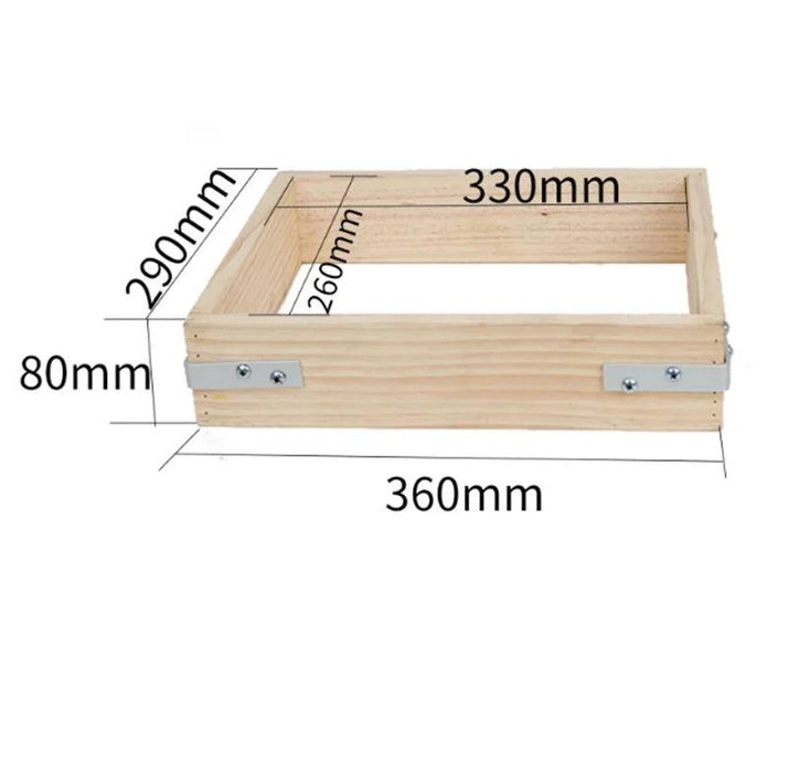 Elegant Honeycomb Cake Decorating Set with Wooden Display Stand - Ideal for Bakers and Cake Lovers