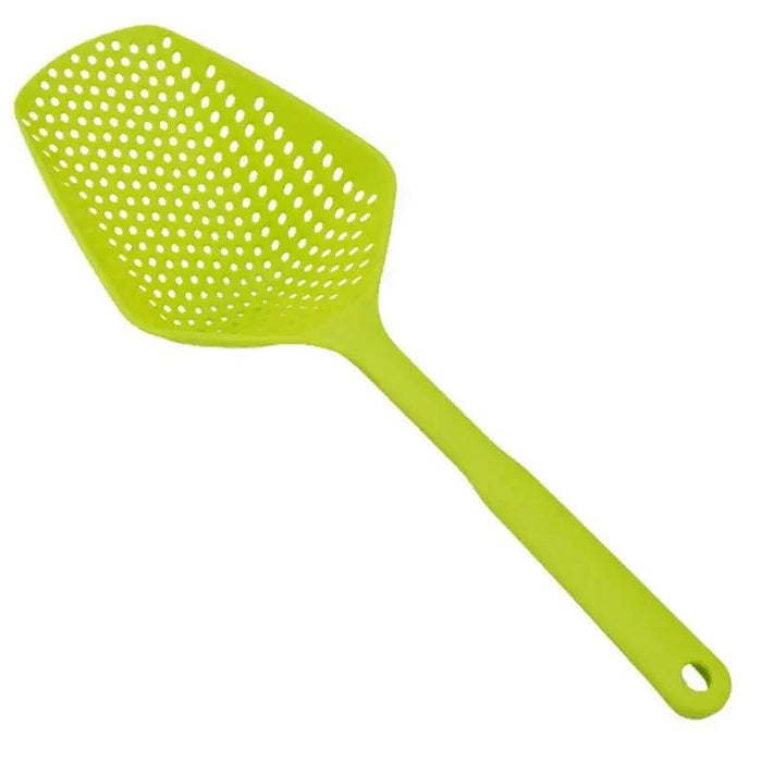 Vibrant Plastic Skimmer Spoon with Slots - Essential Kitchen Tool