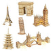 3D Architectural Wooden Puzzle Set: Build Big Ben, Tower Bridge & Five-Storied Pagoda - Ideal Educational Gift for Kids and Architecture Fans