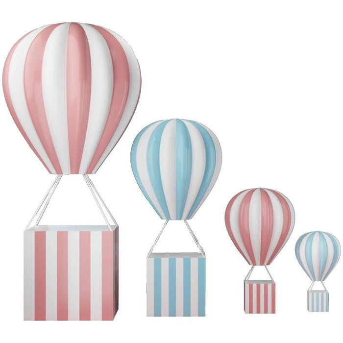 Vibrant 3D Hot Air Balloon Decorative Sculpture