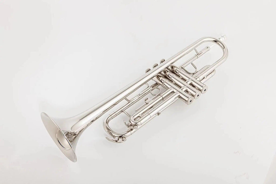 JYTR-E109 Professional Nickel-Plated B-flat Trumpet with Case