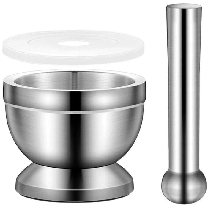 Stainless Steel Premium Herb and Spice Grinder Set