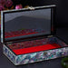 Exquisite Mother of Pearl Butterfly Keepsake Box with Elegant Lid