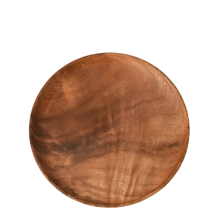 Acacia Wood Japanese Tableware Collection - Stylish Plates & Serving Tray for All Occasions