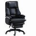 Sophisticated Ergonomic Leather Office Chair - Ultimate Comfort for Extended Use