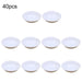 40-Piece Plastic Dipping and Seasoning Dish Set - Multi-Purpose Condiment Bowls